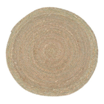 TAPIS ROND EN JUTE D.80CM