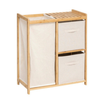 MEUBLE ETAGERE A LINGE BAMBOU