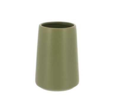 GOBELET VERT KAKI EN GRES