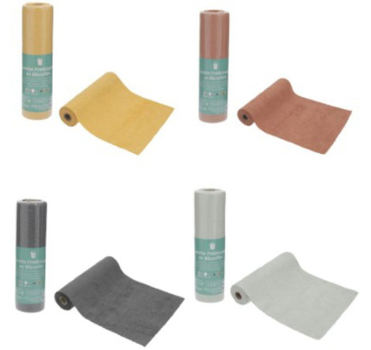 ROULEAU 20 LAVETTES MICROFIBRE