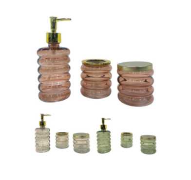 SET DE 3 ACCESSOIRES EN VERRE