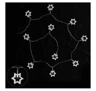 GUIRLANDE ETOILE 10 LED 1.35M