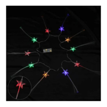 GUIRLANDE ETOILE 10LED 1.35M