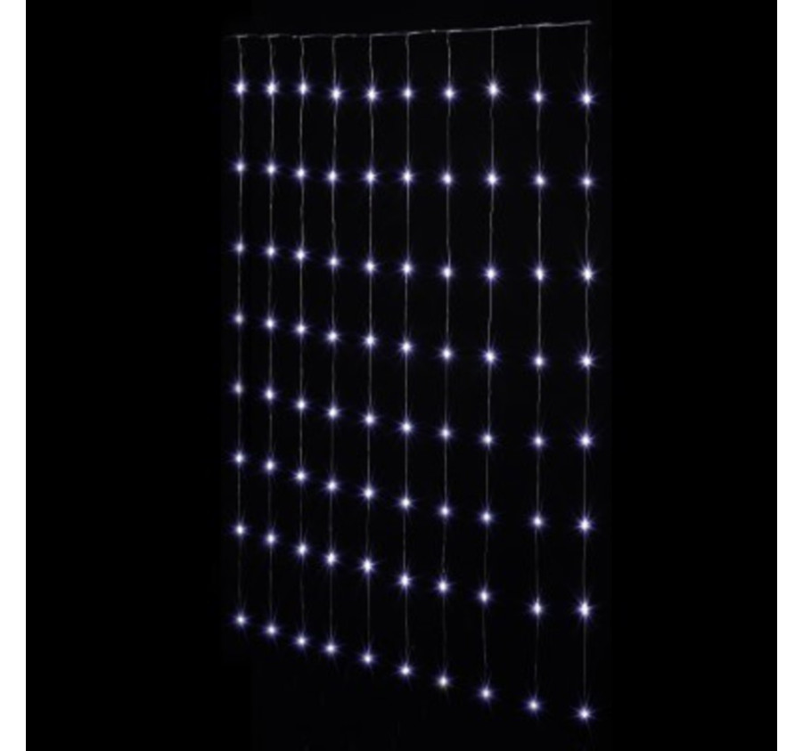 RIDEAU LUMINEUX 150LED BLANC