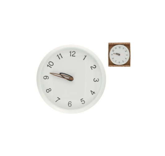 HORLOGE MURALE FASHION BLANCHE