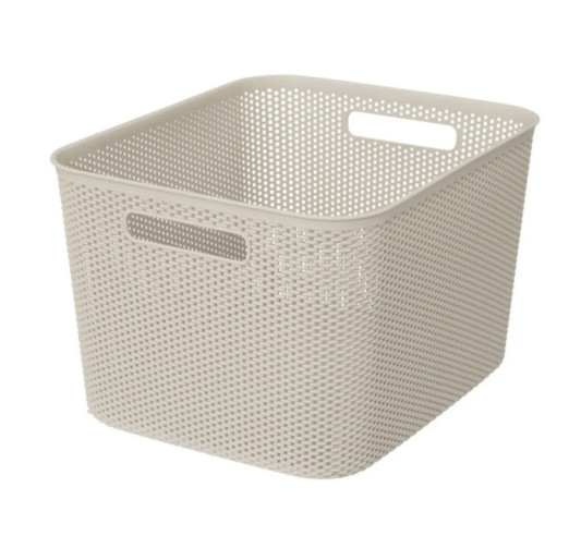 PANIER CROCHET LIN 19L