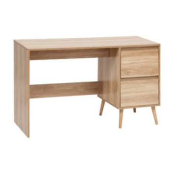 BUREAU 2 TIROIRS ABANA EN BOIS