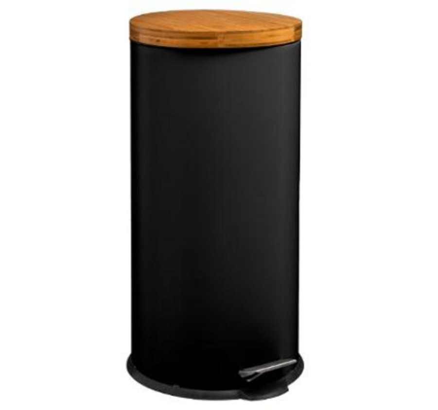 POUBELLE MET 30L NATUREO NOIR