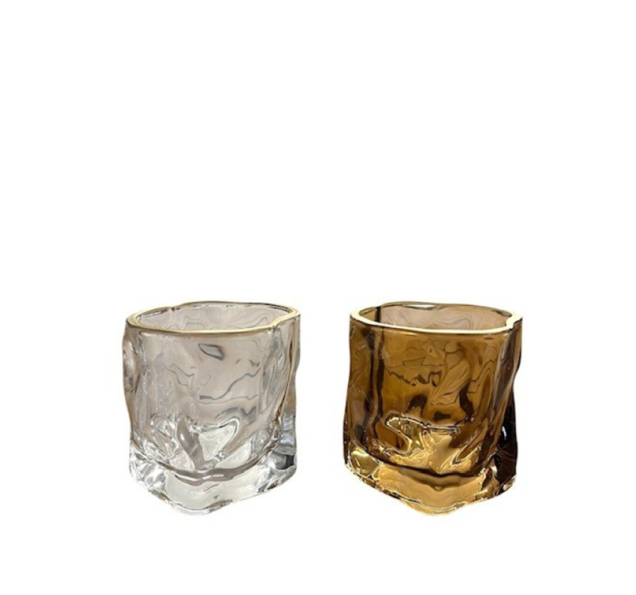 PHOTOPHORE EN VERRE BORD