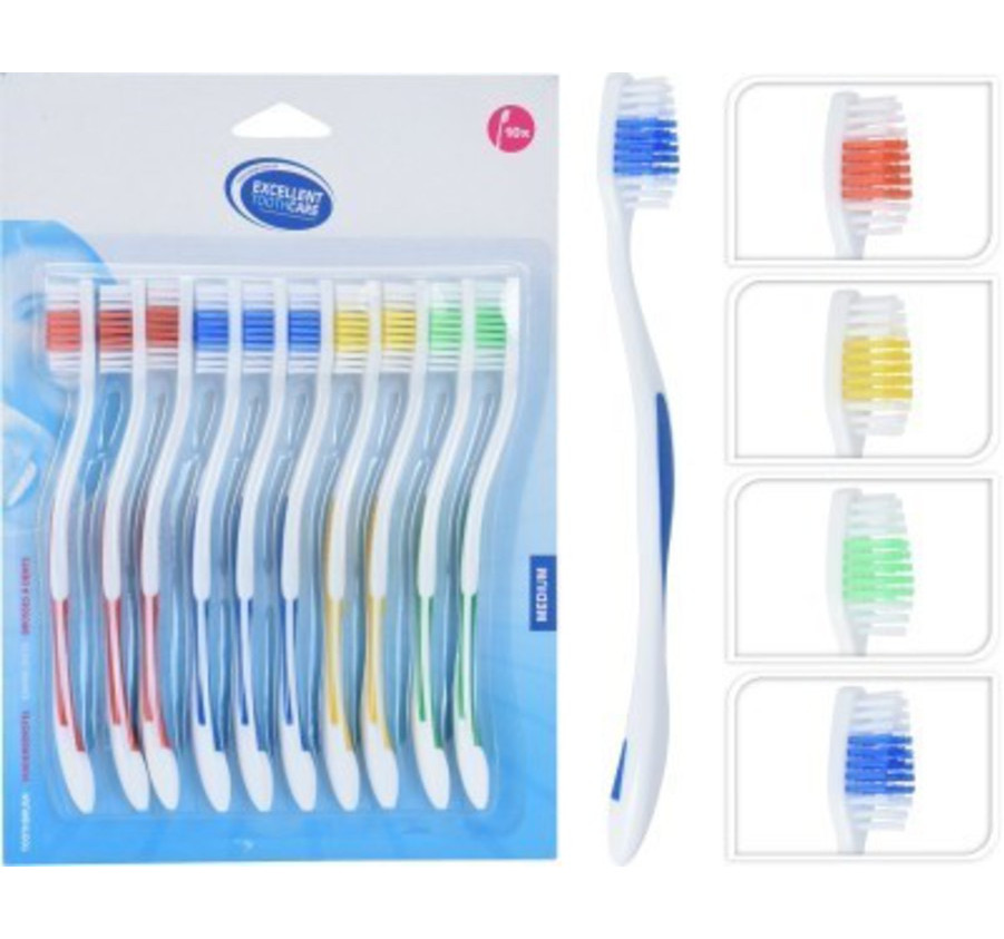 SET DE 10 BROSSES A DENTS