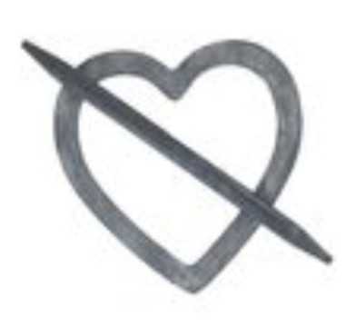 EMBRASSE EN BOIS COEUR SUZON