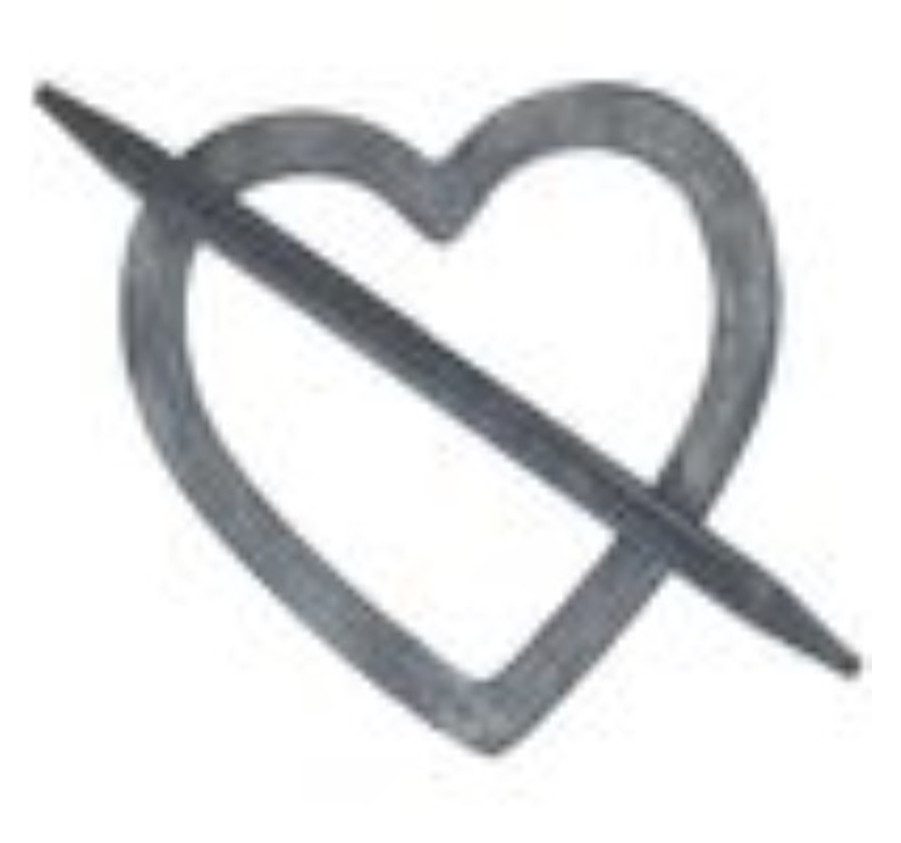 EMBRASSE EN BOIS COEUR SUZON