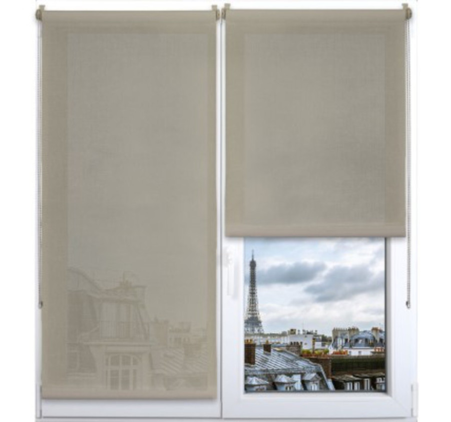 STORE ENROULEUR TAMISANT TAUPE