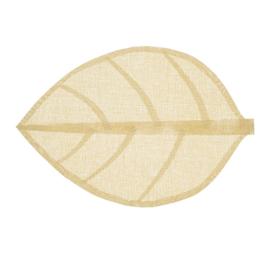 SET DE TABLE FEUILLE BEIGE