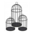 SET DE 3 CAGES DECORATIVES