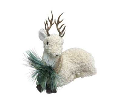 CERF ALLONGE AVEC ECHARPE