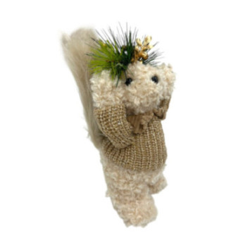 ECUREUIL DEBOUT AVEC BRANCHE