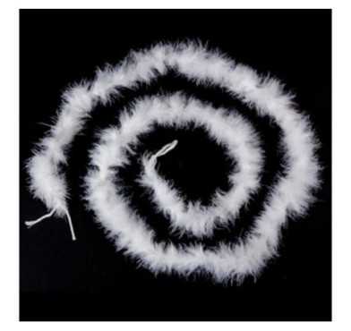 PLUME BOA BLANC LONGUEUR 2M