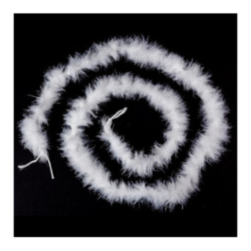 PLUME BOA BLANC LONGUEUR 2M