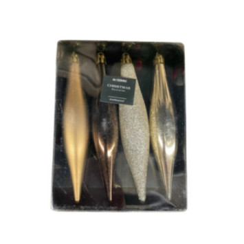 SET DE 4 ORNEMENTS GOUTTES