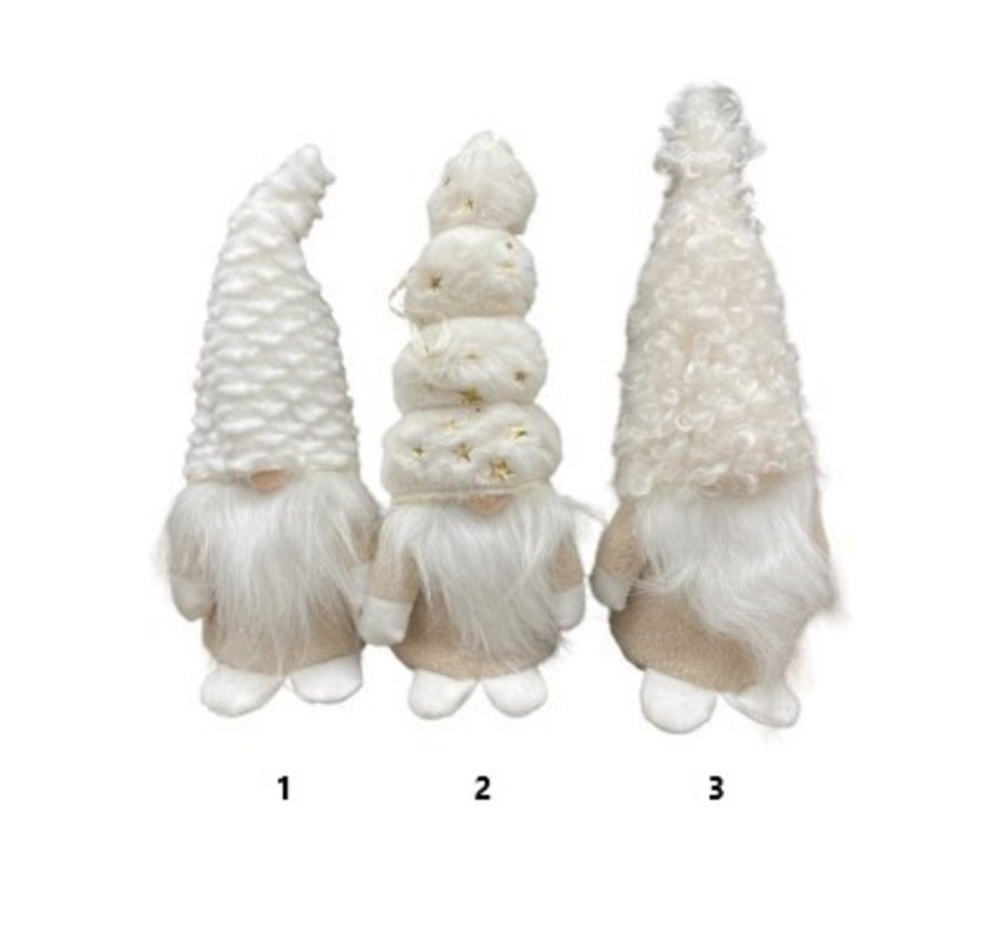 GNOME CHAPEAU HAUT CREME 22CM