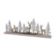 DECORATION EN BOIS CERFS DANS