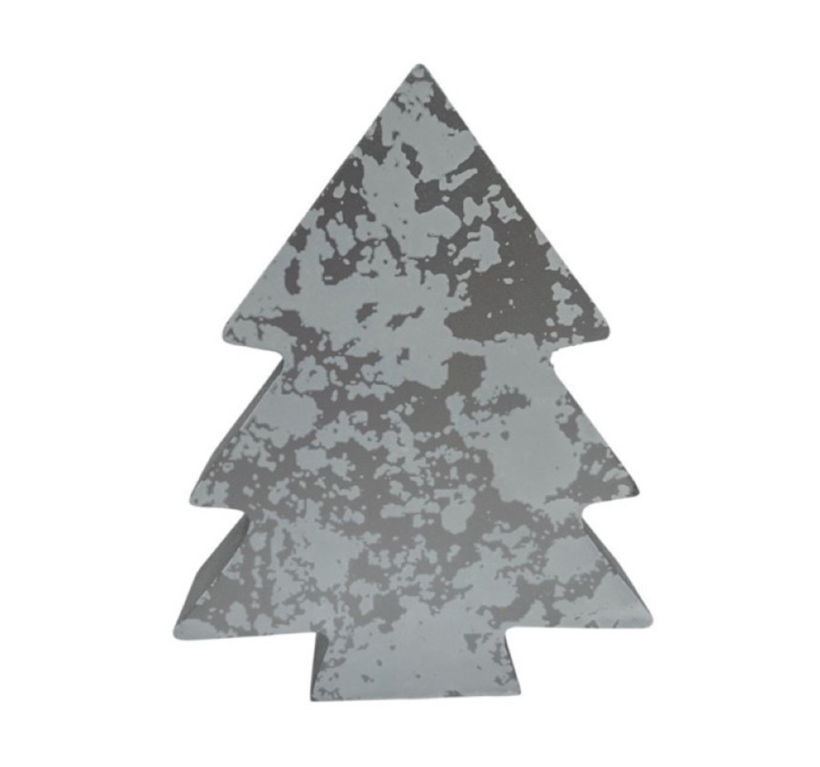 SAPIN EN BOIS PEINT ECLATS