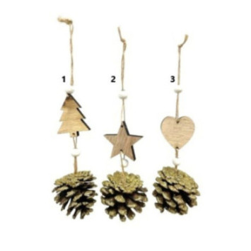 SAPIN A SUSPENDRE EN CUIR