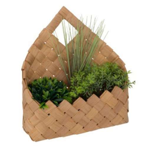JARDINIERE EN BAMBOU H.28CM