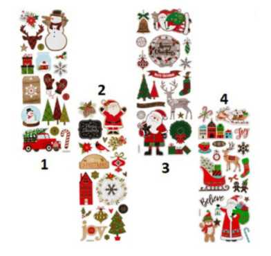 STICKERS EN RELIEF AUTOCOLLANT