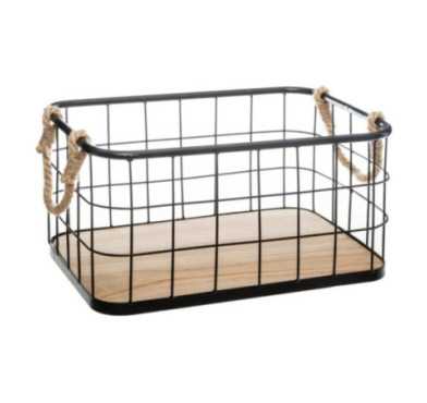 CAISSE CAGETTE EN METAL AVEC