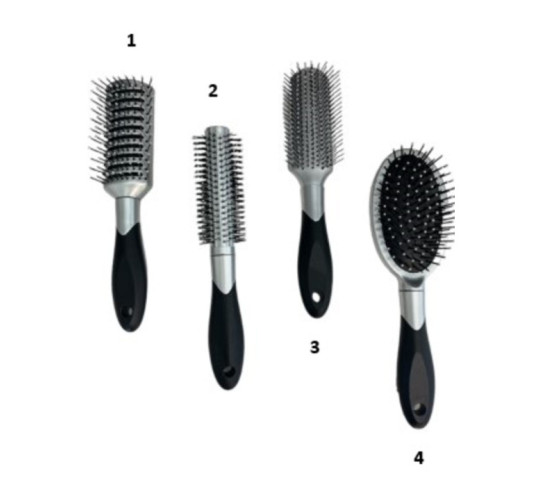 BROSSES A CHEVEUX AVEC MANCHE