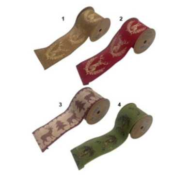 RUBAN DE NOEL AVEC MOTIFS