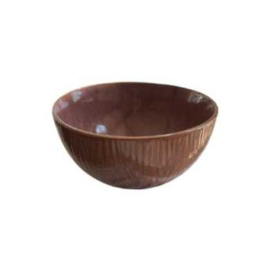 COUPELLE EN GRES ROSE D.16CM