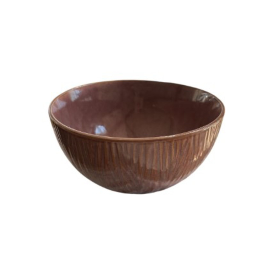 COUPELLE EN GRES ROSE D.16CM