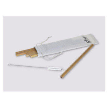 SET DE 6 PAILLES EN BAMBOU