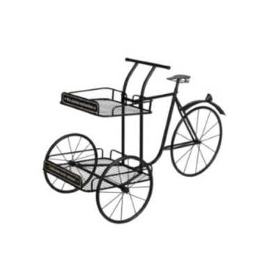TRICYCLE PORTE PLANTE NOIR