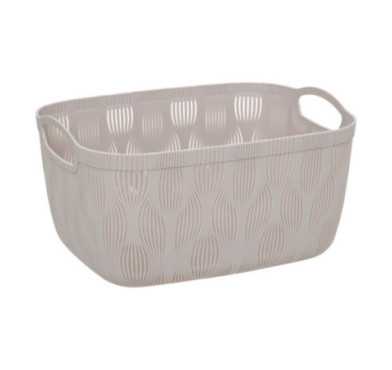 PANIER 15L MOTIF FEUILLE