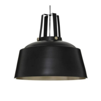 SUSPENSION SOUL EN METAL NOIR