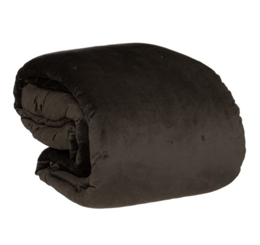 DESSUS DE LIT BAKLO GRIS FONCE