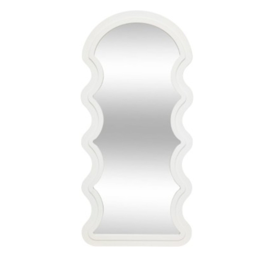 MIROIR VAGUE BLANC MDF