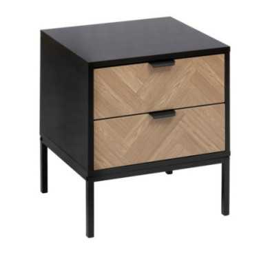 TABLE DE CHEVET CHEVRONS