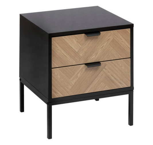 TABLE DE CHEVET CHEVRONS