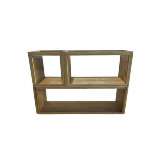 ORGANISATEUR EN BAMBOU X3PCS