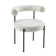 CHAISE ORGANIQUE RIM BLANCHE