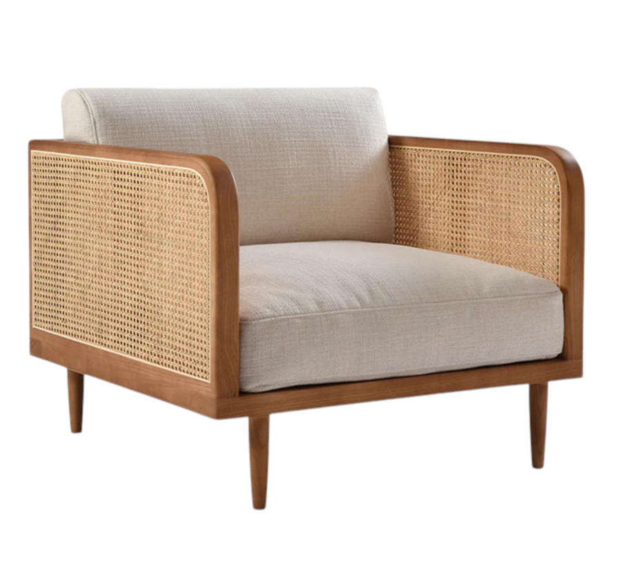 FAUTEUIL CANNAGE ALICE EN LIN