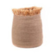 PANIER ROND NATUREL JUTE