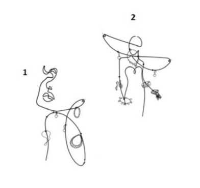 PORTE BIJOUX NOIR EN METAL