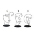 DECORATION VISAGE EN METAL