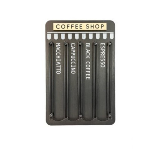 RANGE DOSETTE A CAFE EN BOIS